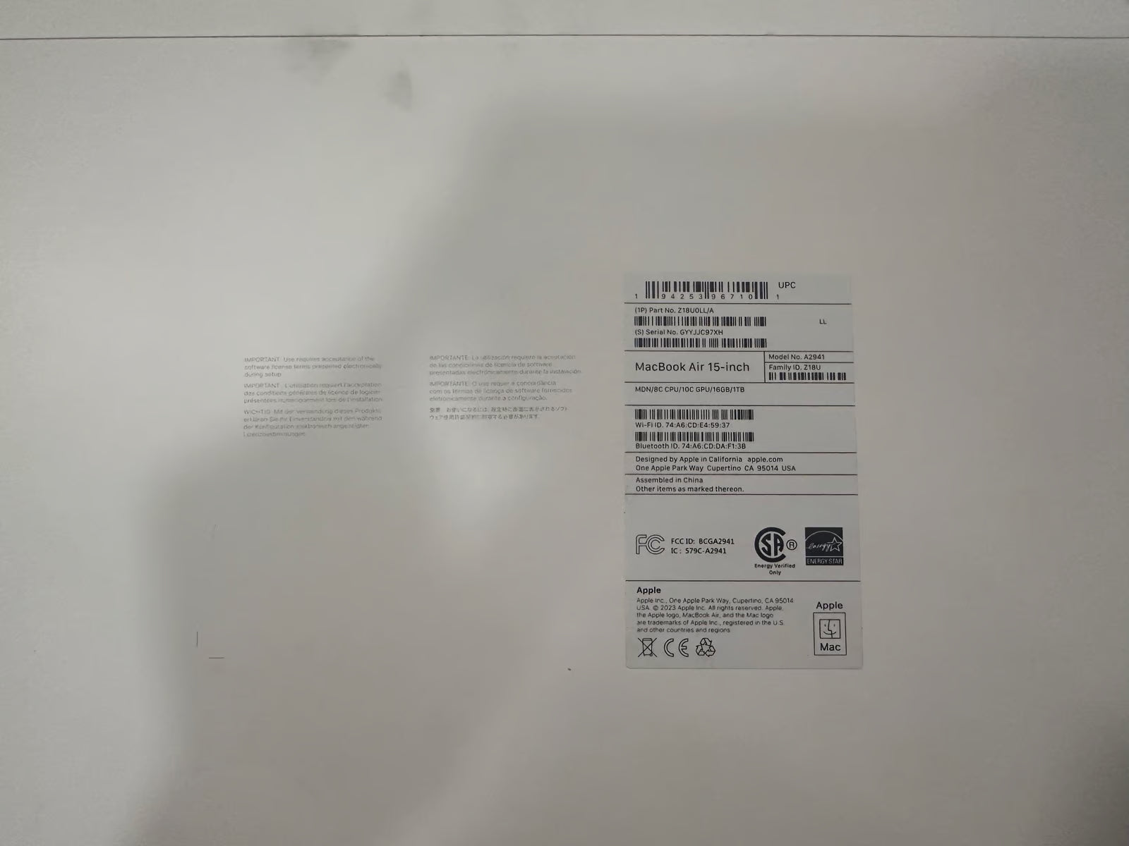 macbook air m2 16gb 15鈥?BRAND NEW 6J99