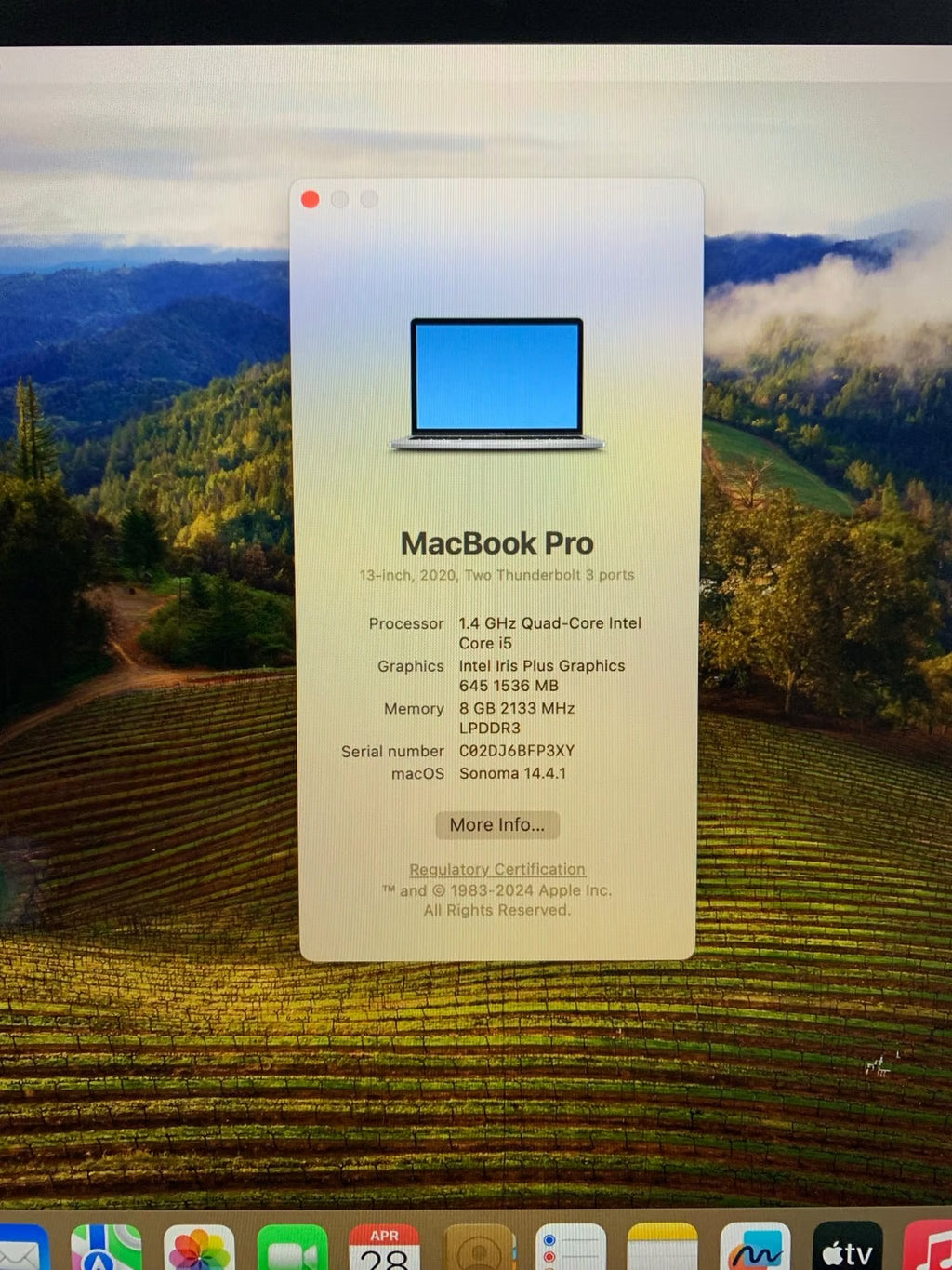 MacBook Pro 2020 2R99