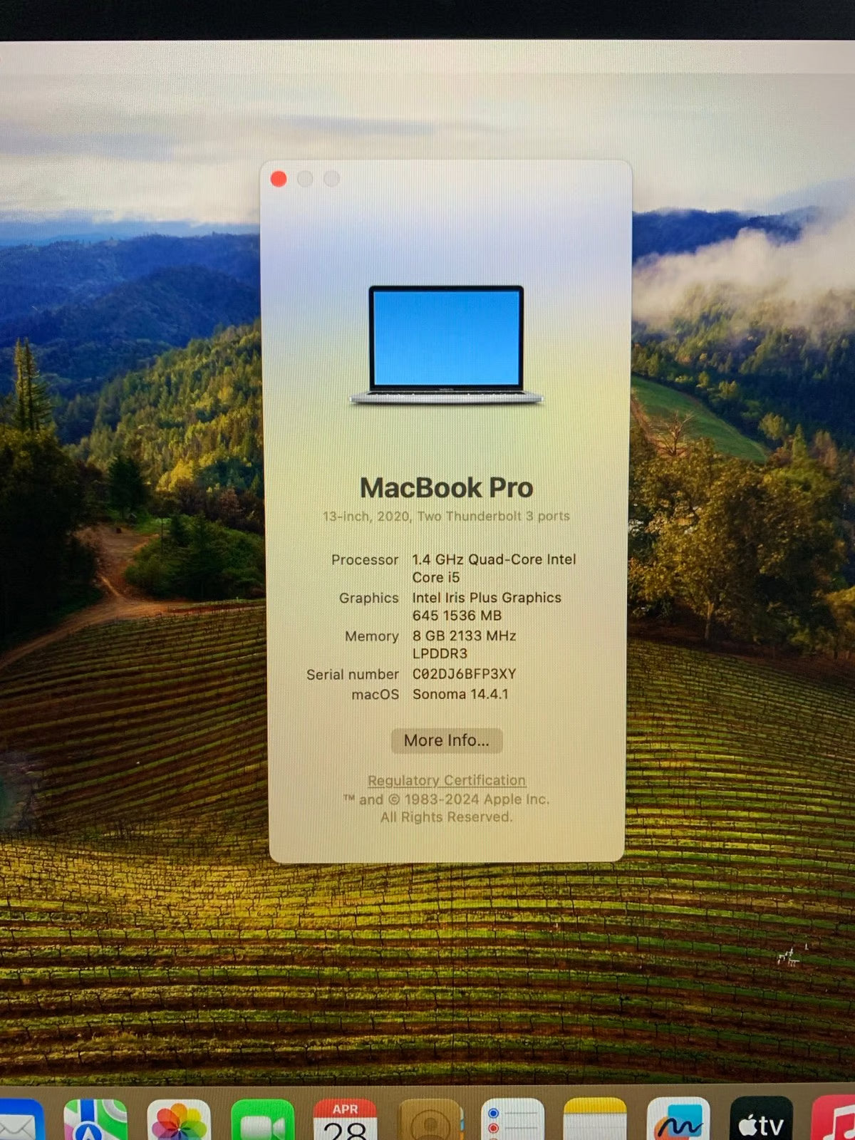 MacBook Pro 2020 2R99