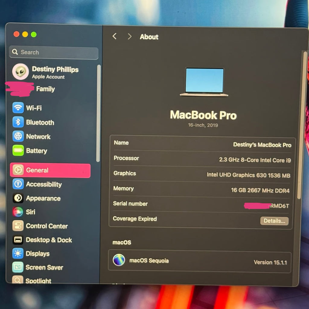 Apple MacBook Pro 16鈥?2019 Touch-bar 1tb 16gb Ram 7W73