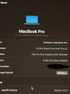 Apple MacBook Pro 13鈥?2020 w/ Touch Bar 7Z32