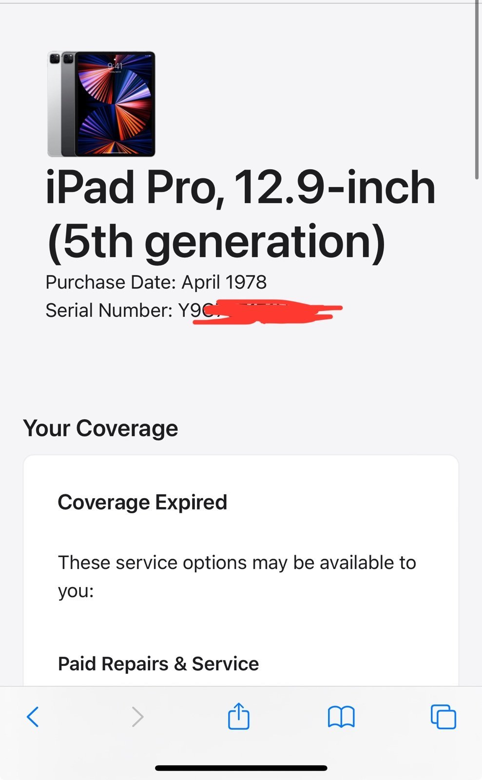 Apple IPad Pro 256gb 9L29