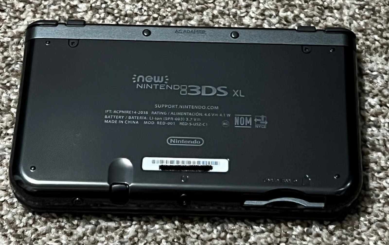 New Nintendo 3DS XL Handheld Gaming System - Black COMPLETE CIB Open Box RARE