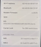 Apple iPhone 13 blue 128GB unlocked 1Y63