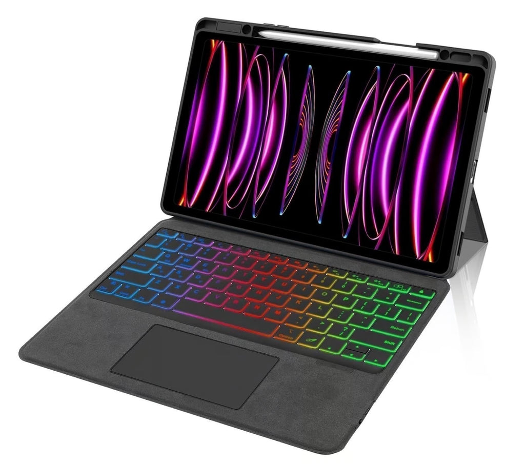 Apple iPad Pro 12.9�?5th Gen 128 GB Gray WiFi 5G NEW Keyboard Case NEW Pencil 8K69