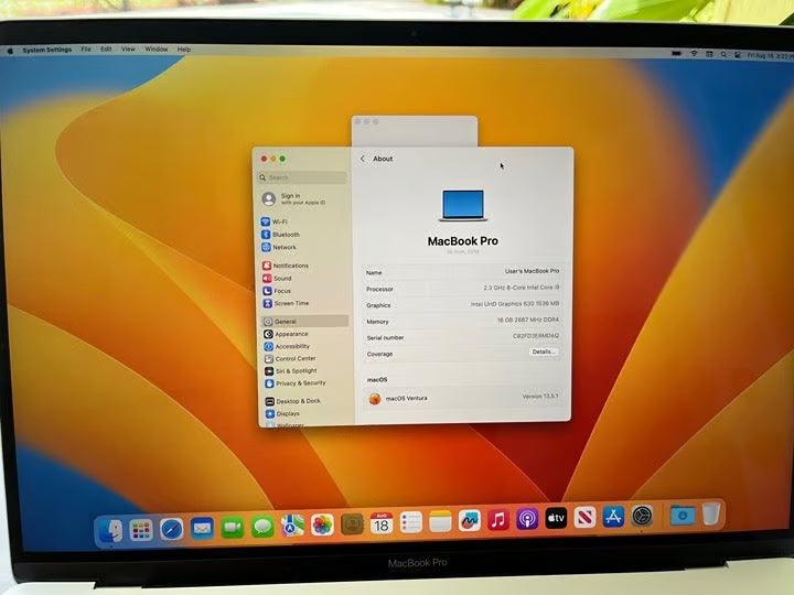 MacBook Pro 16 inch 2019 i9 16GB 1TB - Like New 5C96