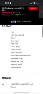 ASUS ROG ally z1 extreme 8U81