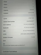 iPad Pro 4th Gen 11in 256gb with Apple Pencil 7E63