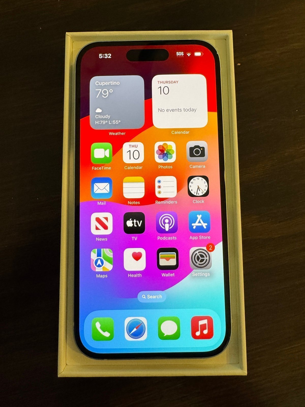 iPhone 15 128GB Blue UNLOCKED NEW 8K22