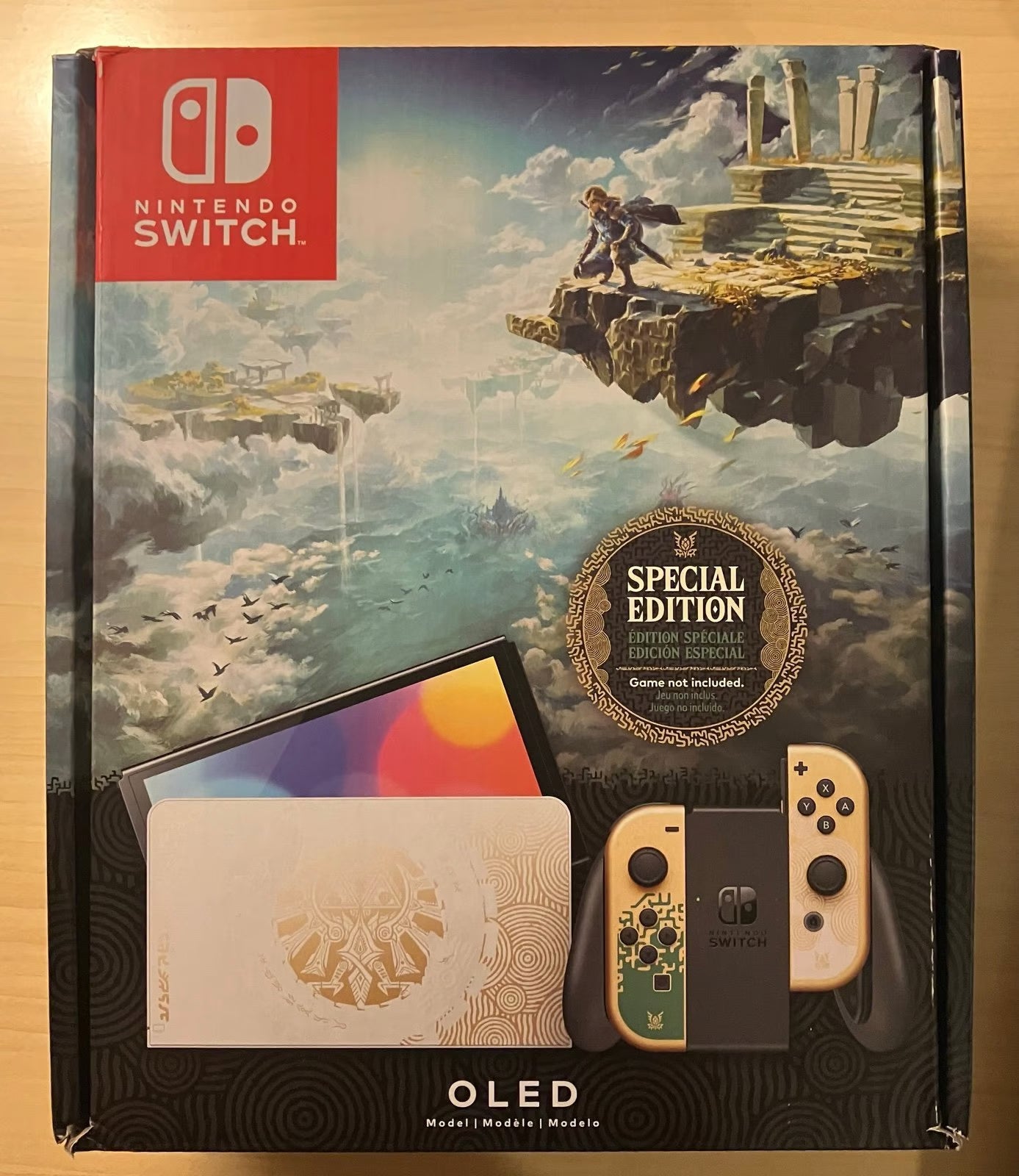 Nintendo Switch鈩?鈥?OLED Model The Legend of Zelda Tears of the Kingdom 1J76
