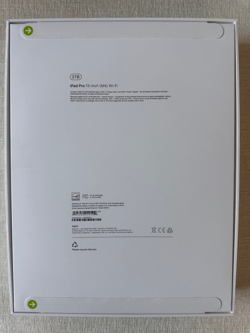 ipad pro 13 inch m4 2TB 7P52