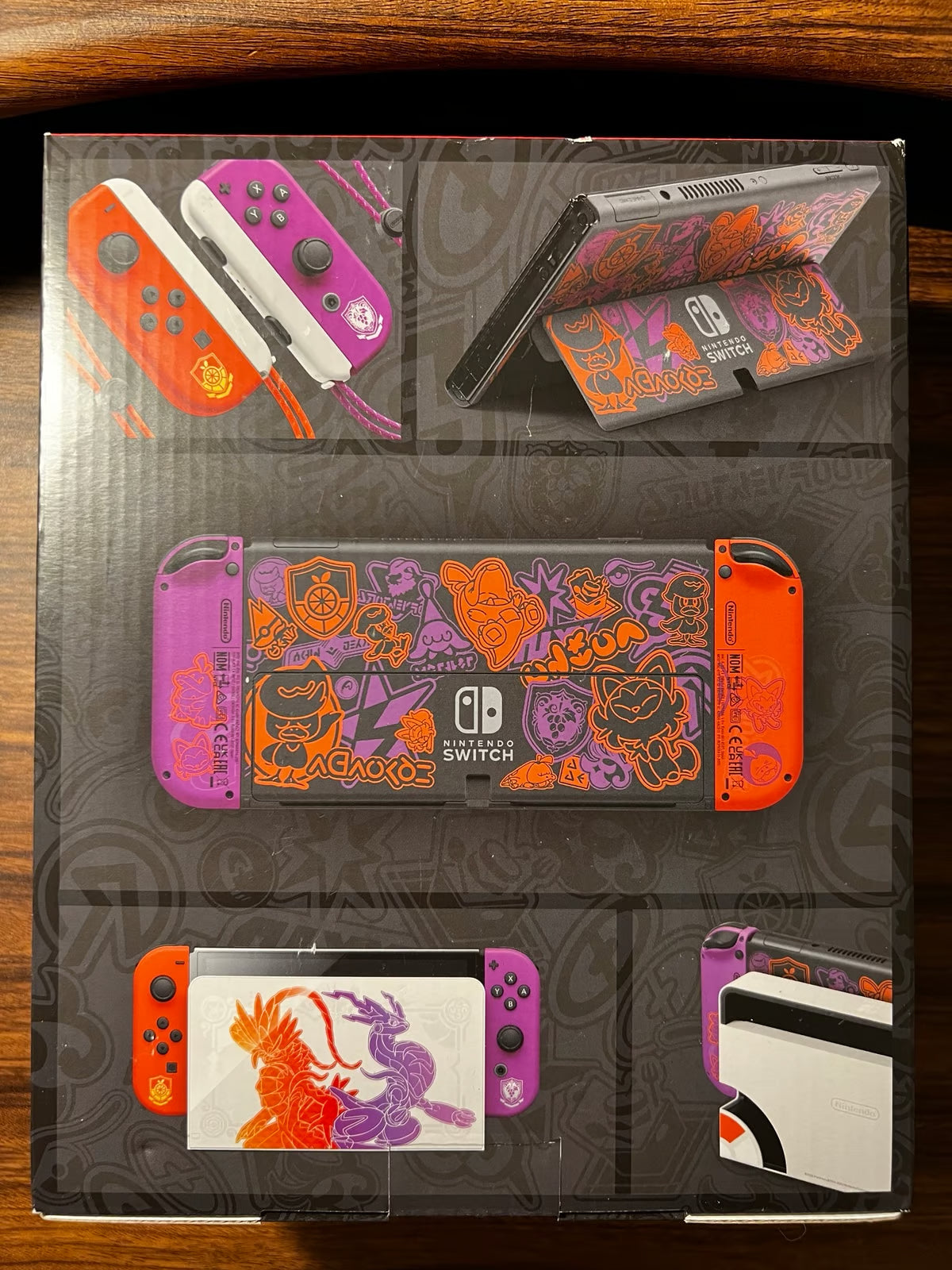 Nintendo Switch Pok茅mon OLED Scarlet and Violet Edition - NEW 3F21