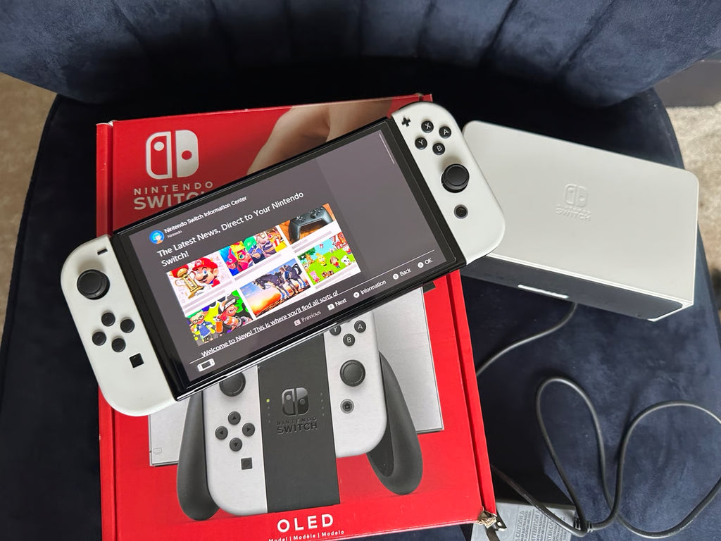 Nintendo switch oled white 1V69