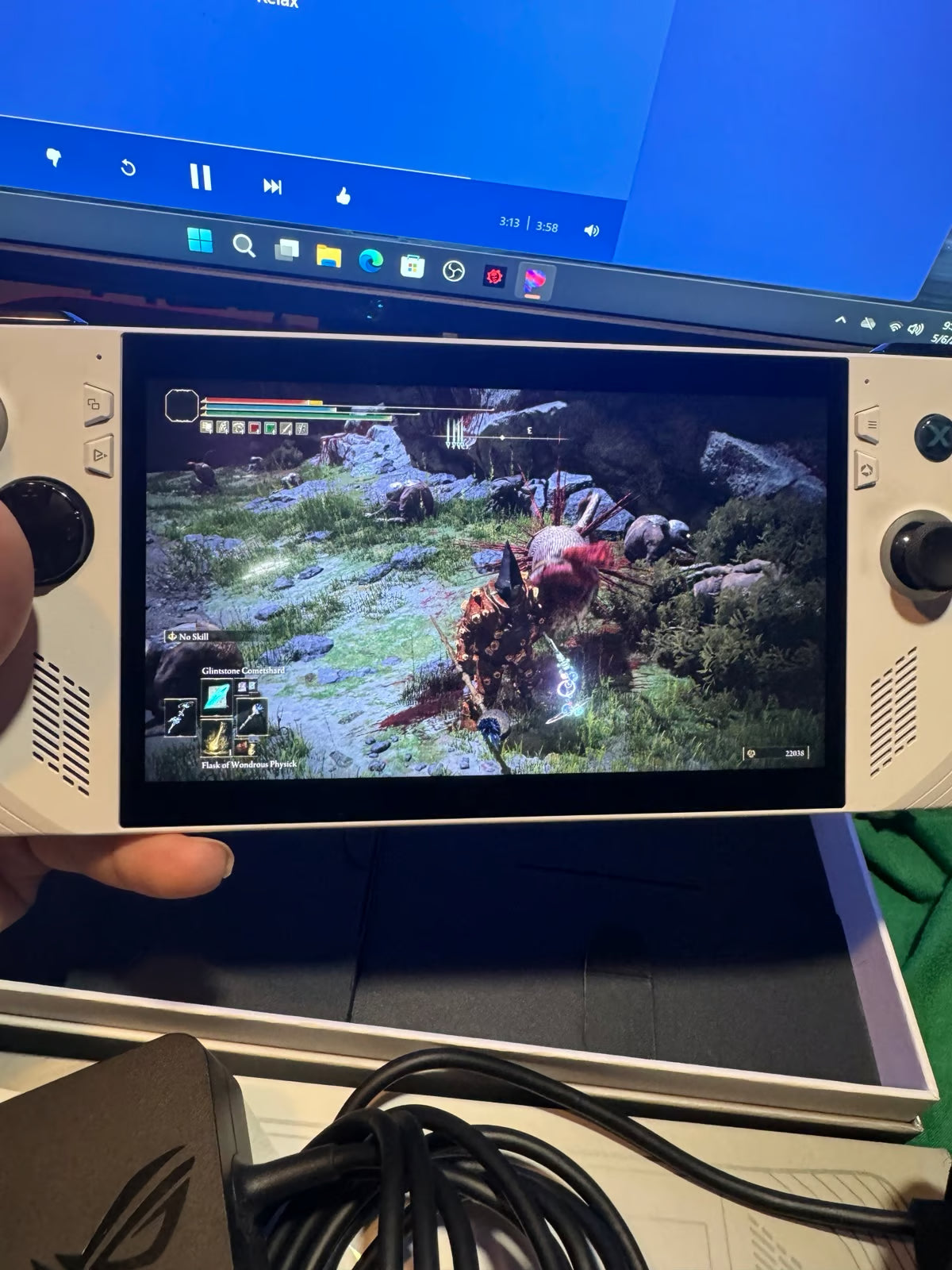 ASUS - ROG Ally 7"" 120Hz FHD 1080p Gaming Handheld - AMD Ryzen Z1 Extreme 512GB 8B99