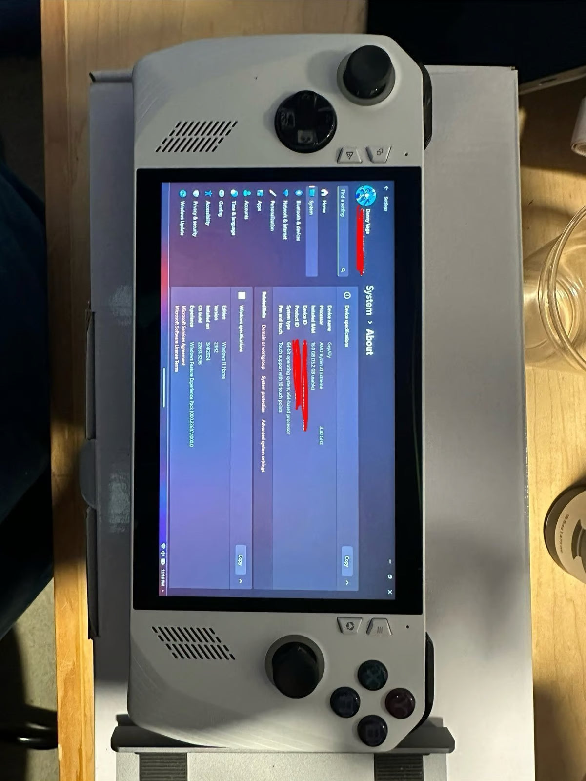 512 GB ASUS ROG Ally Z1 Extreme 5D77