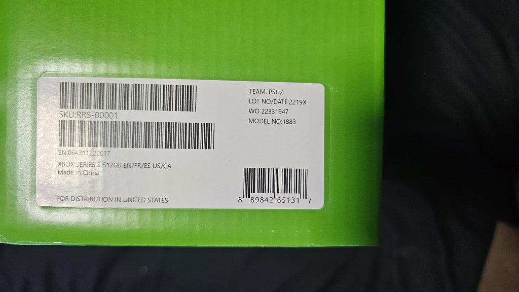 Xbox Series S With Original Box 3U79