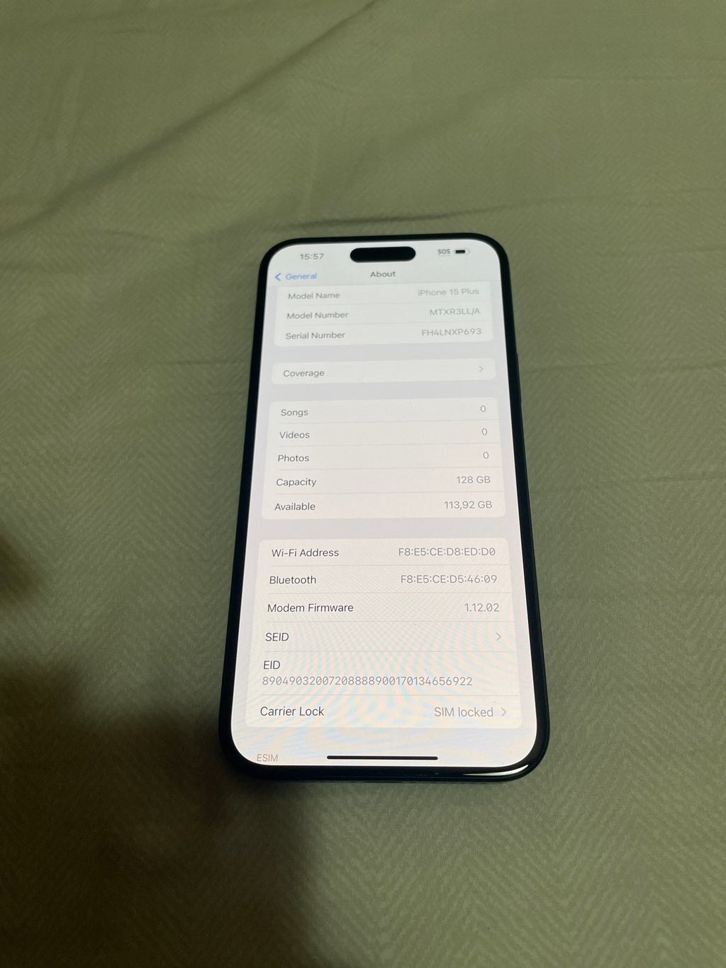 Apple iPhone 15 Plus - T-Mobile - 128GB - Excellent 3W32