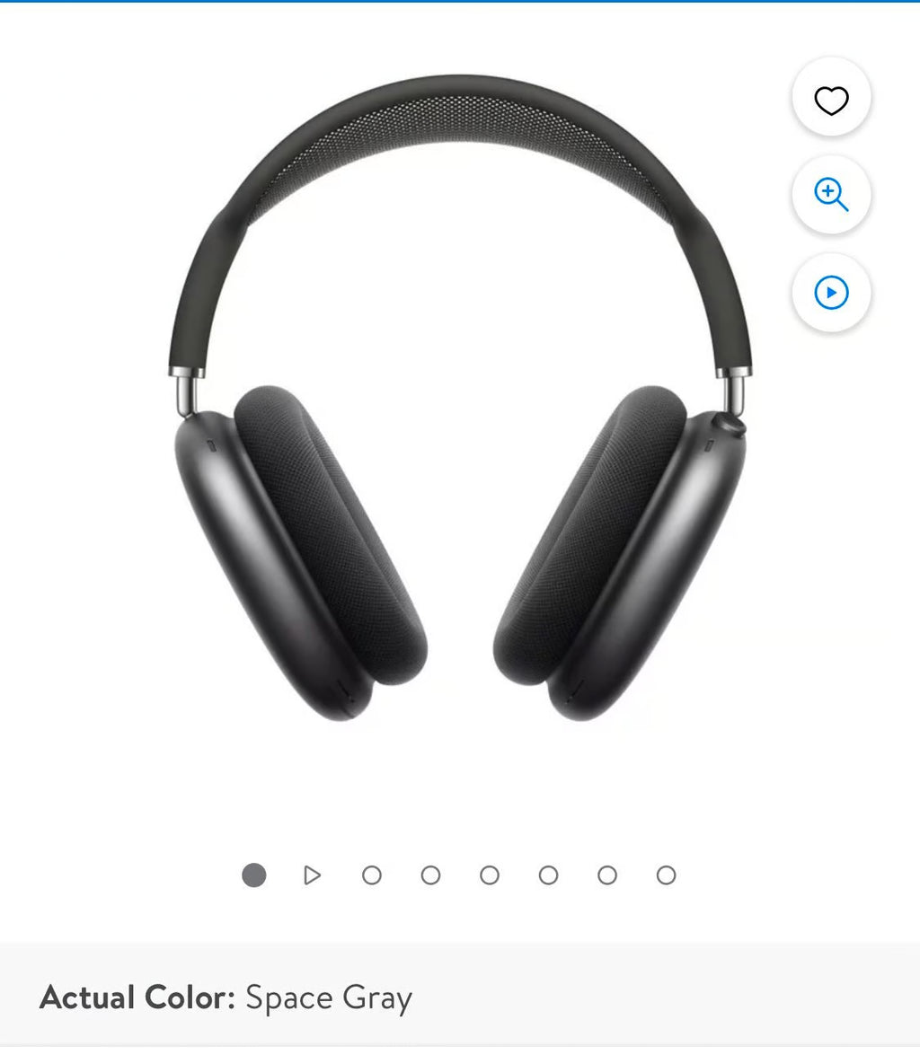 Apple Airpods MAX Space Gray -  New in Box. Noise Cancelling with Case 8Z28