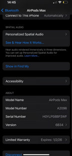 airpods max Silver 3F98