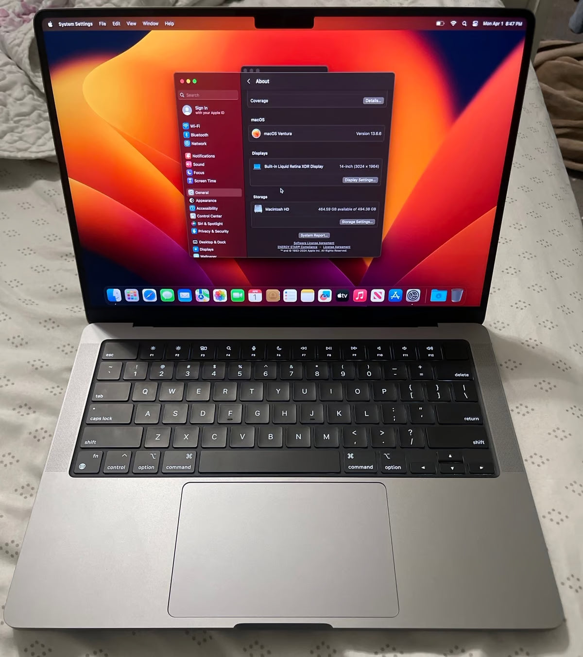 2023 14-inch Macbook Pro M3 Pro 8GB 512GB 14鈥?9L52