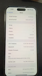 Apple iPhone 14 Pro Max Physical SIM Card + Esim 128GB Unlocked 8N32