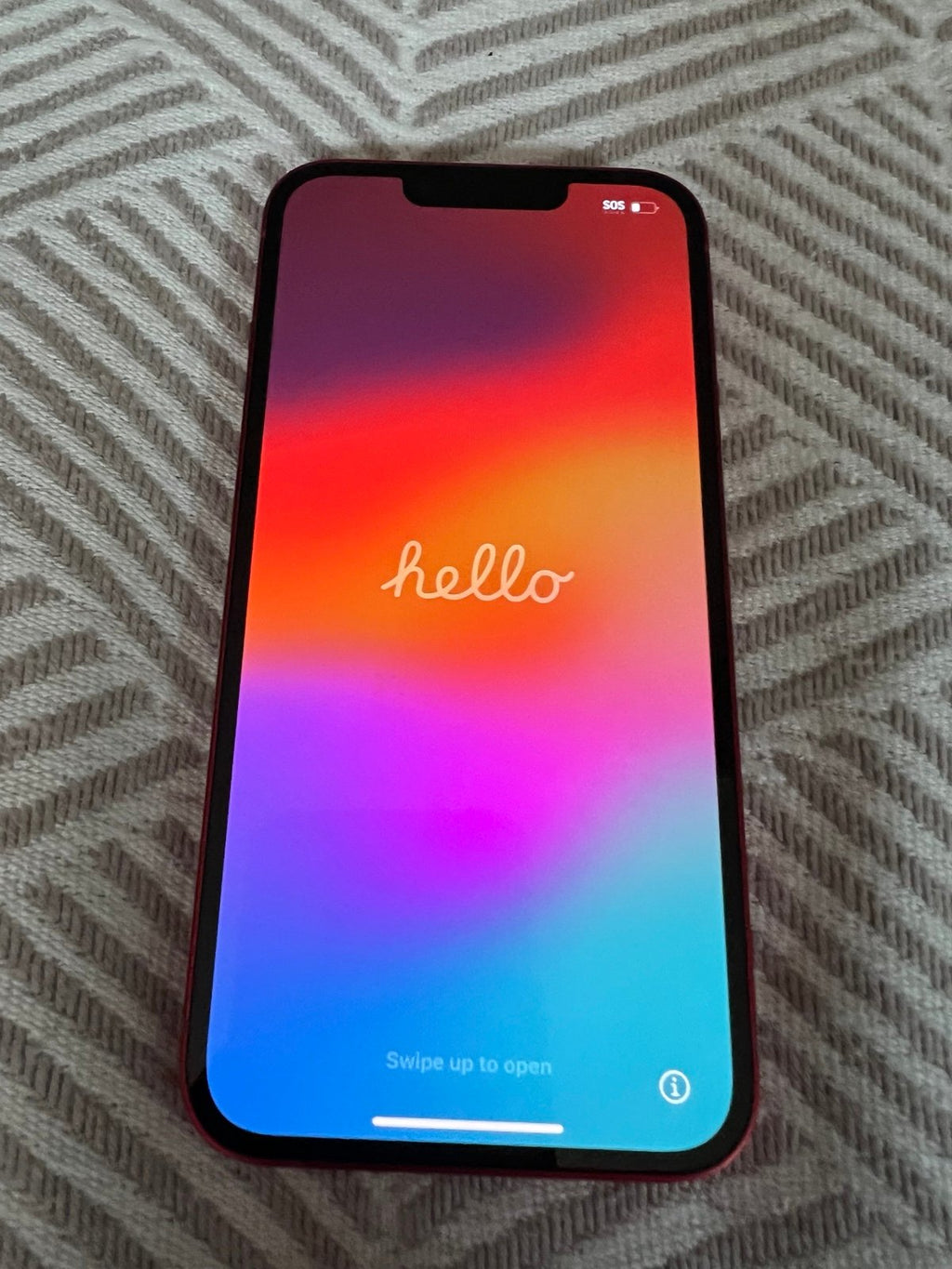 Apple iPhone 13 128 GB in (Product) RED Unlocked 3A77