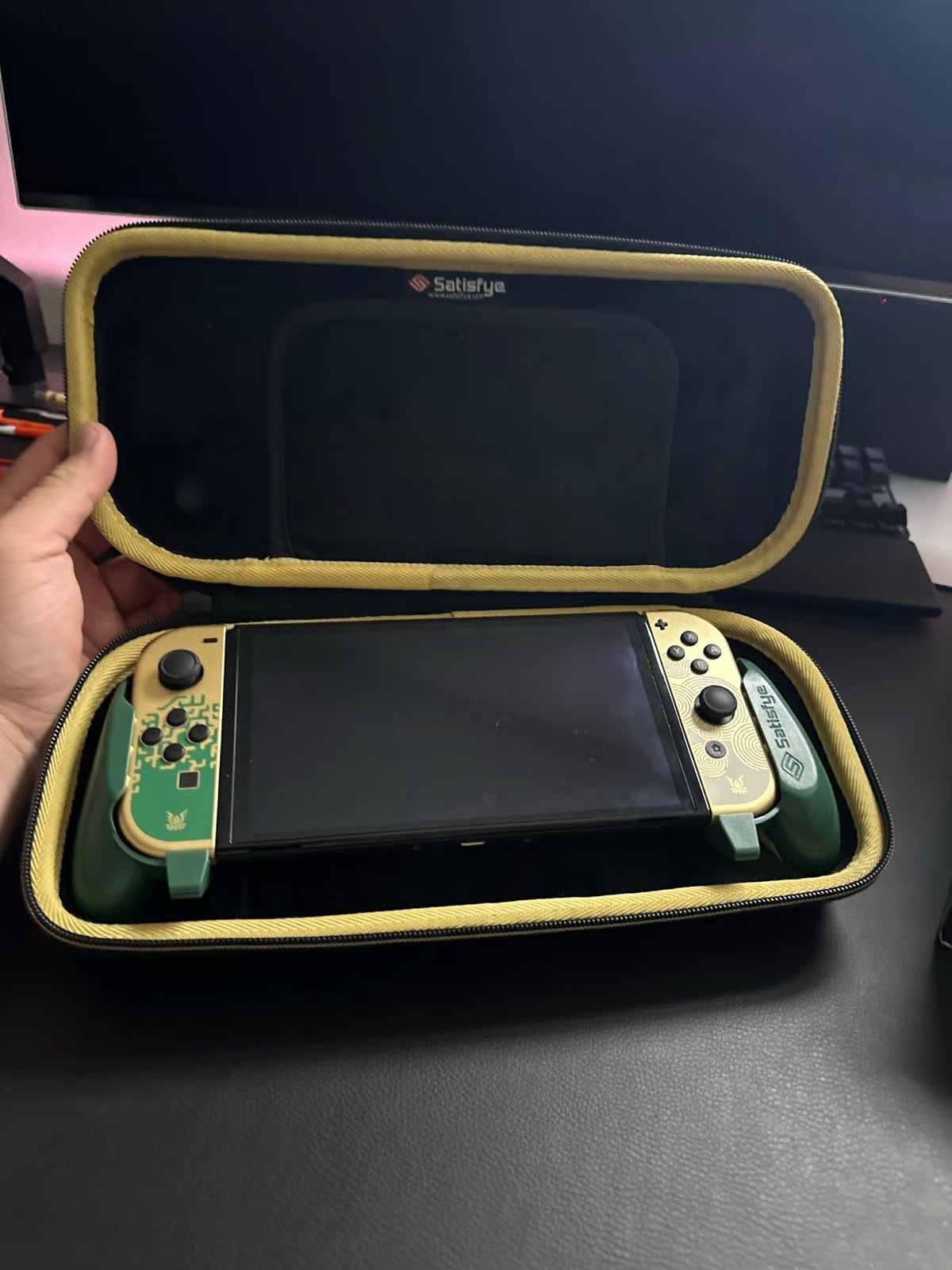 Nintendo Switch legend of Zelda tears of the kingdom OLED console 9R29