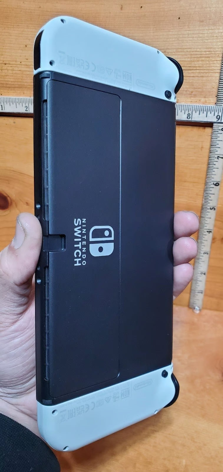 7 Inch Nintendo Switch OLED 64GB Internal Memory with Glowing Mushroom Case 2D98