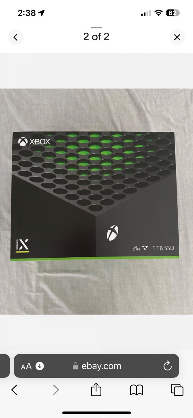 Xbox Series X Video Game Console 3N97