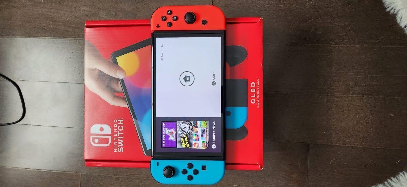 Nintendo Switch OLED bundle with games 6K75