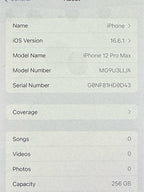 Apple iPhone 12 Pro Max 256 GB in Graphite for Unlocked 1V61