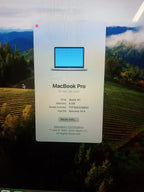 MacBook pro 2020 m1 chip 256gb SSD 8gb ram 6F18