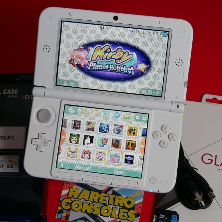 Nintendo 3DS XL Yo kai Watch Jibanyan W/ Charger, Stylus, 60+ Games & More!