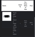 PlayStation Portal *CONFIRMED ORDER* 2P87