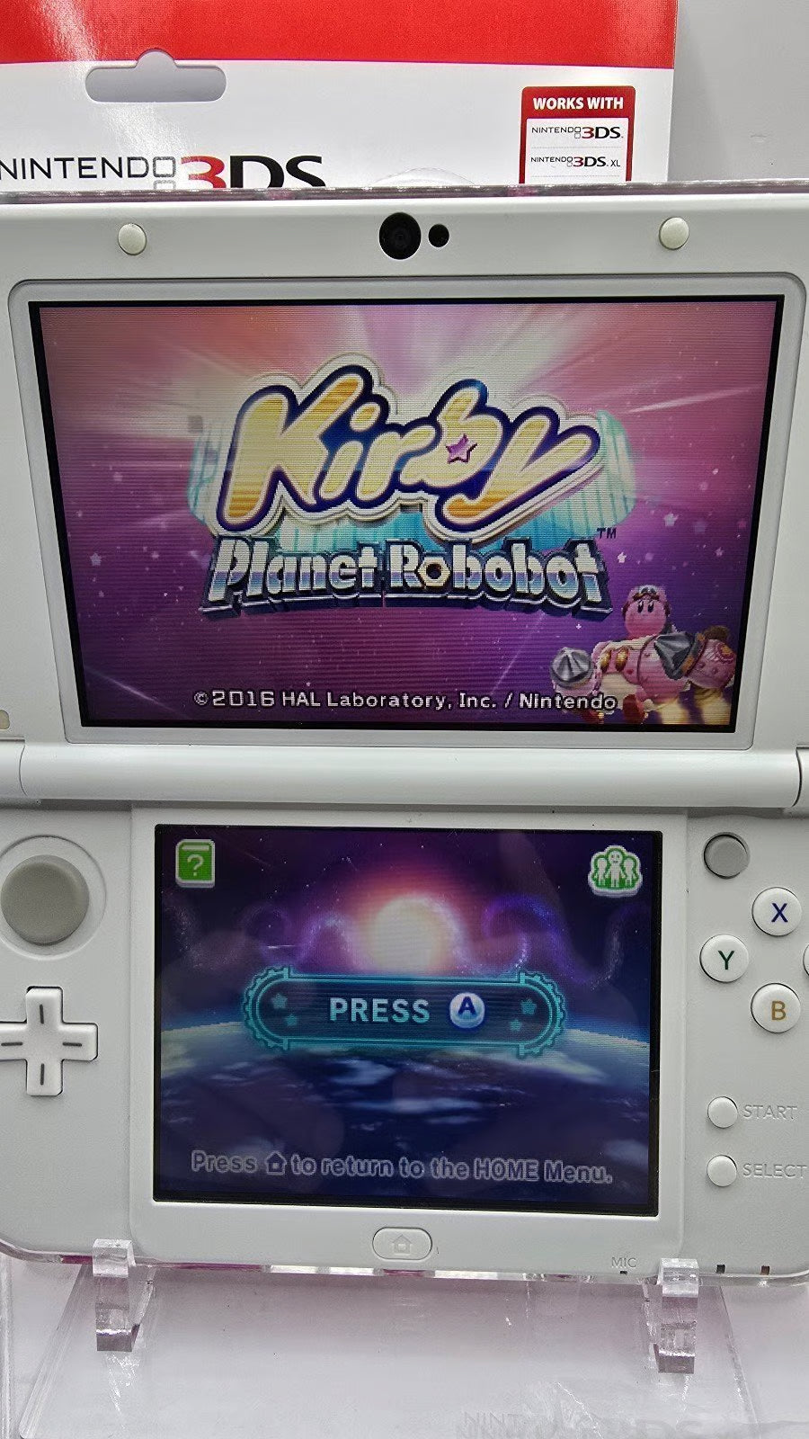 In box New Nintendo 3DS XL Pink /Games, , 128GB SD