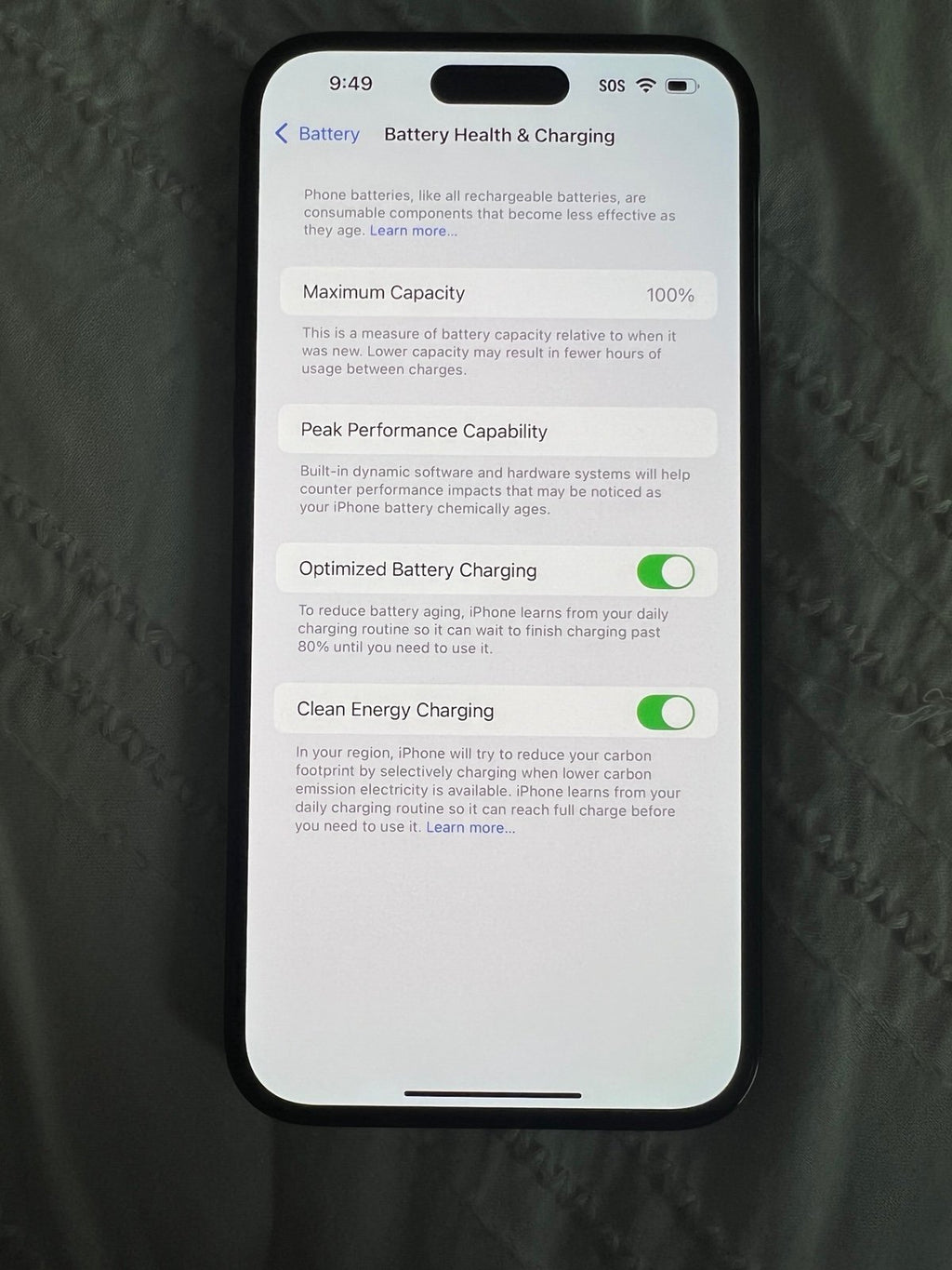 Apple iPhone 14 Pro Max 128 GB (Unlocked) - Space Black 1P58