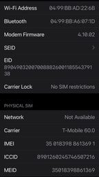 Apple iPhone 13 Unlocked 128gb iOS 18.2 7U58