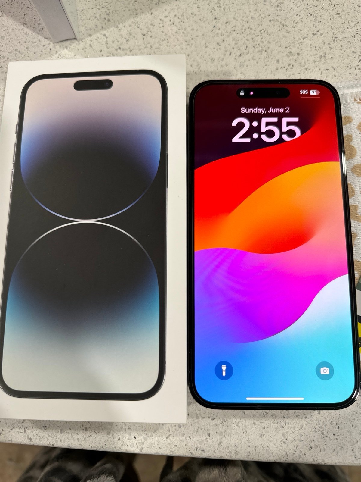 iphone14 pro max phone unlocked 128gb space black with loopy cases 1K67