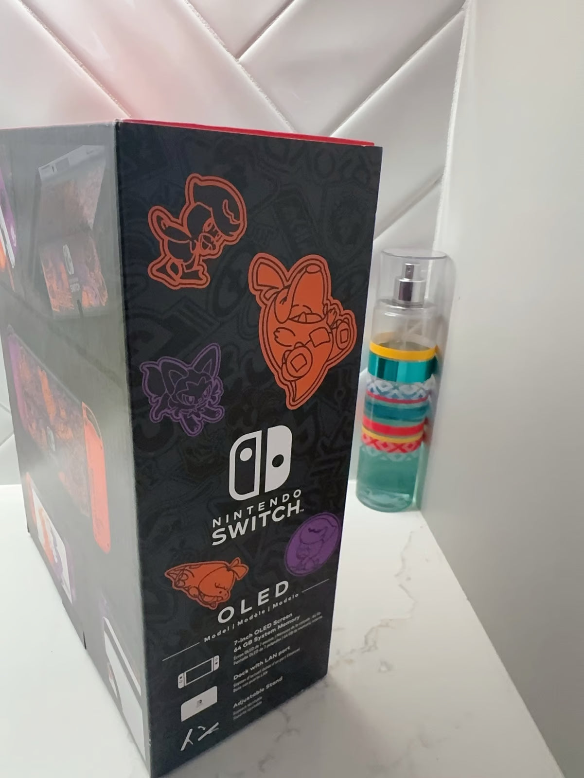 Nintendo Switch 鈥?OLED Model - Pok茅mon Scarlet & Violet Edition Console 1H58