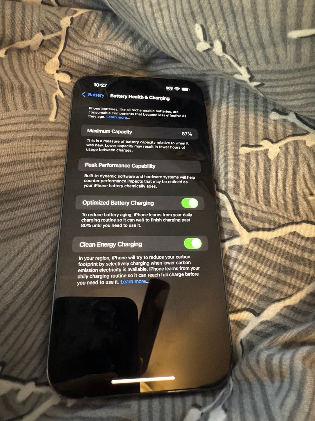 iPhone 13 Pro Max 512gb Sierra Blue Unlocked 7R27