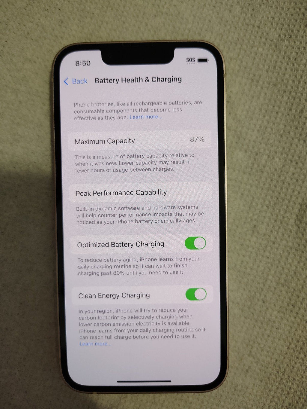 Apple iPhone 13 Mini 128 GB in Pink - Carrier Unlocked 6L87