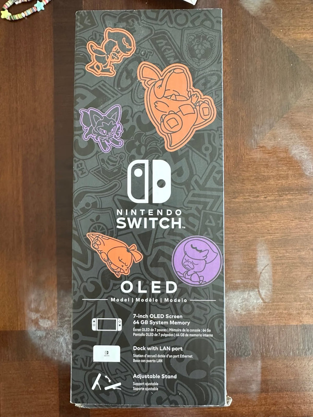New Nintendo Switch OLED Pokemon Scarlet & Violet Special Edition US version 1M66