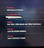 ASUS Rog Ally Z1 Extreme 1tb 8T88