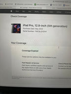 Apple iPad Pro 5th Generation 128 GB in Silver 12.9 5J73