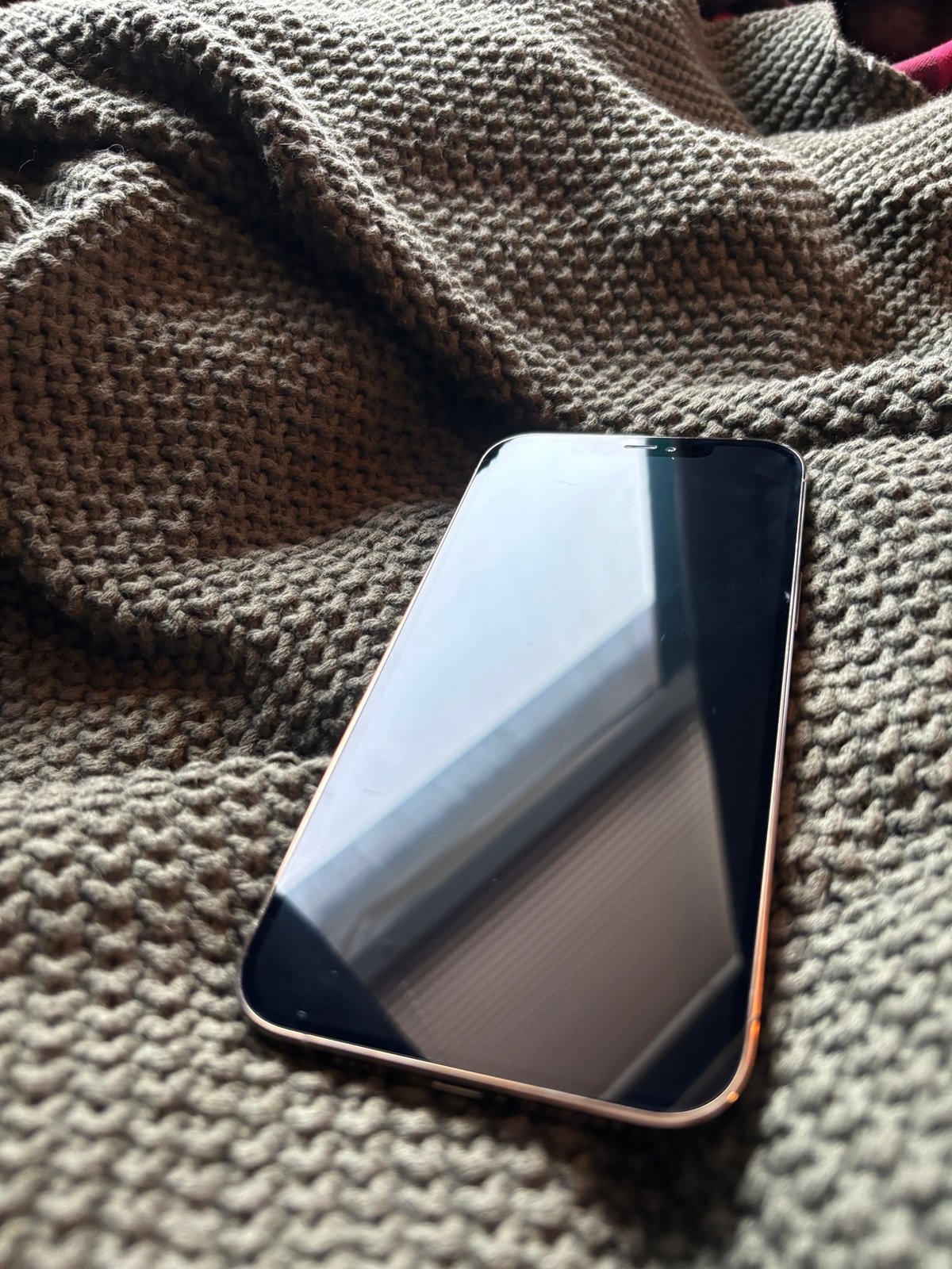 IPhone 12 Pro Max 256gb Gold Unlocked and Factory Reset 7E37