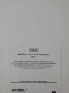 Ipad pro 11 inch 3rd generation 256gb 7D61