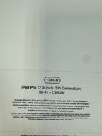 Apple IPad Pro 12.9�?5th Generation 128GB wifi+cellular (Space Gray) 2Q85