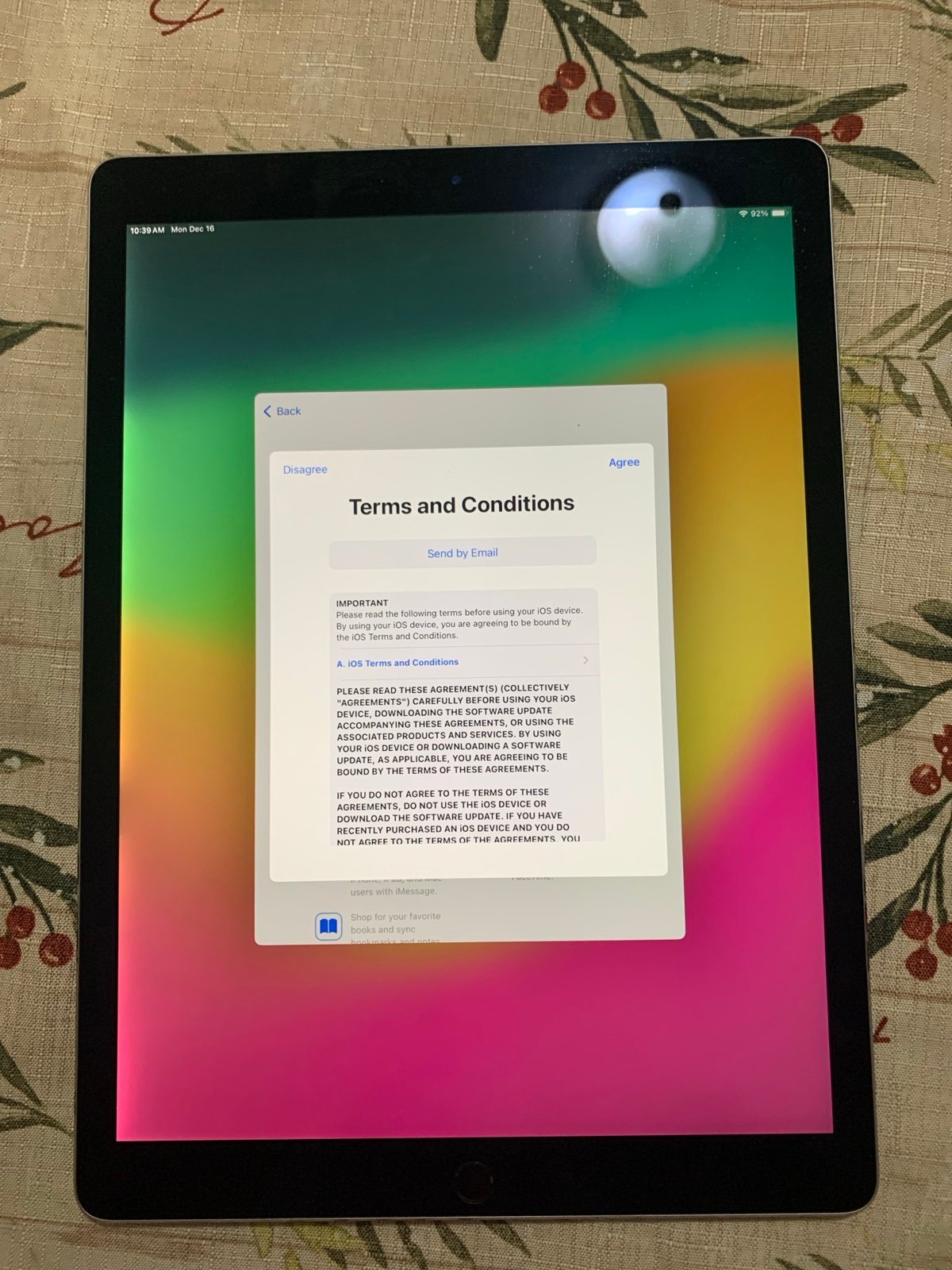 Apple iPad Pro 12.9�?2nd generation 64GB unlocked like new! 3M69