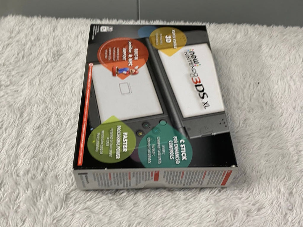 New Nintendo 3ds XL Black Complete In Box Barely Used.