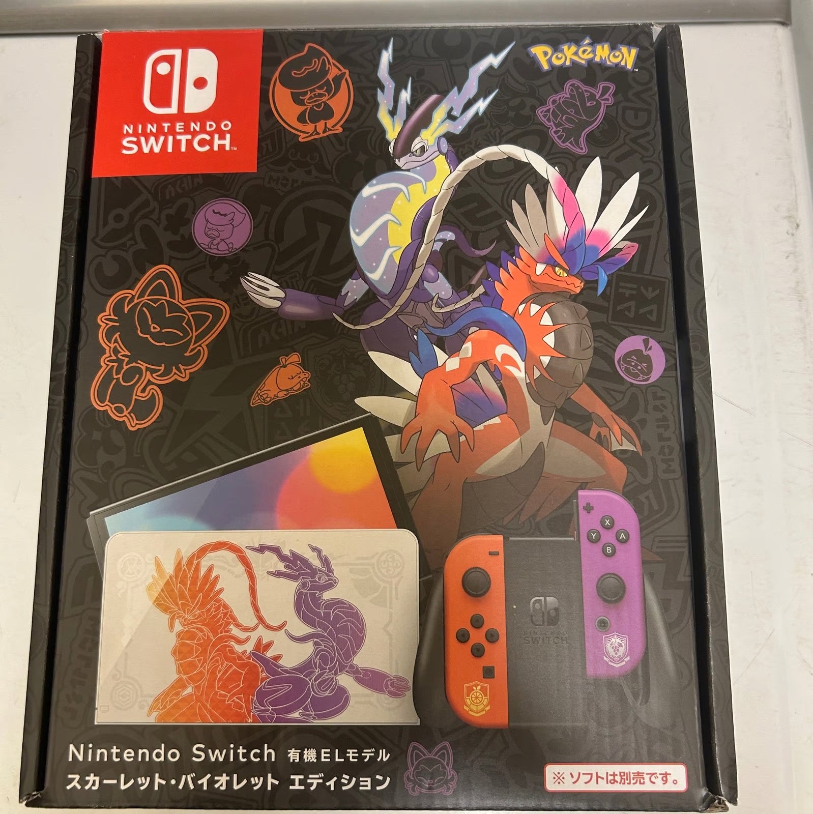 Nintendo Switch OLED Model: Pokemon Scarlet & Violet Edition Japanese USA new 5G27